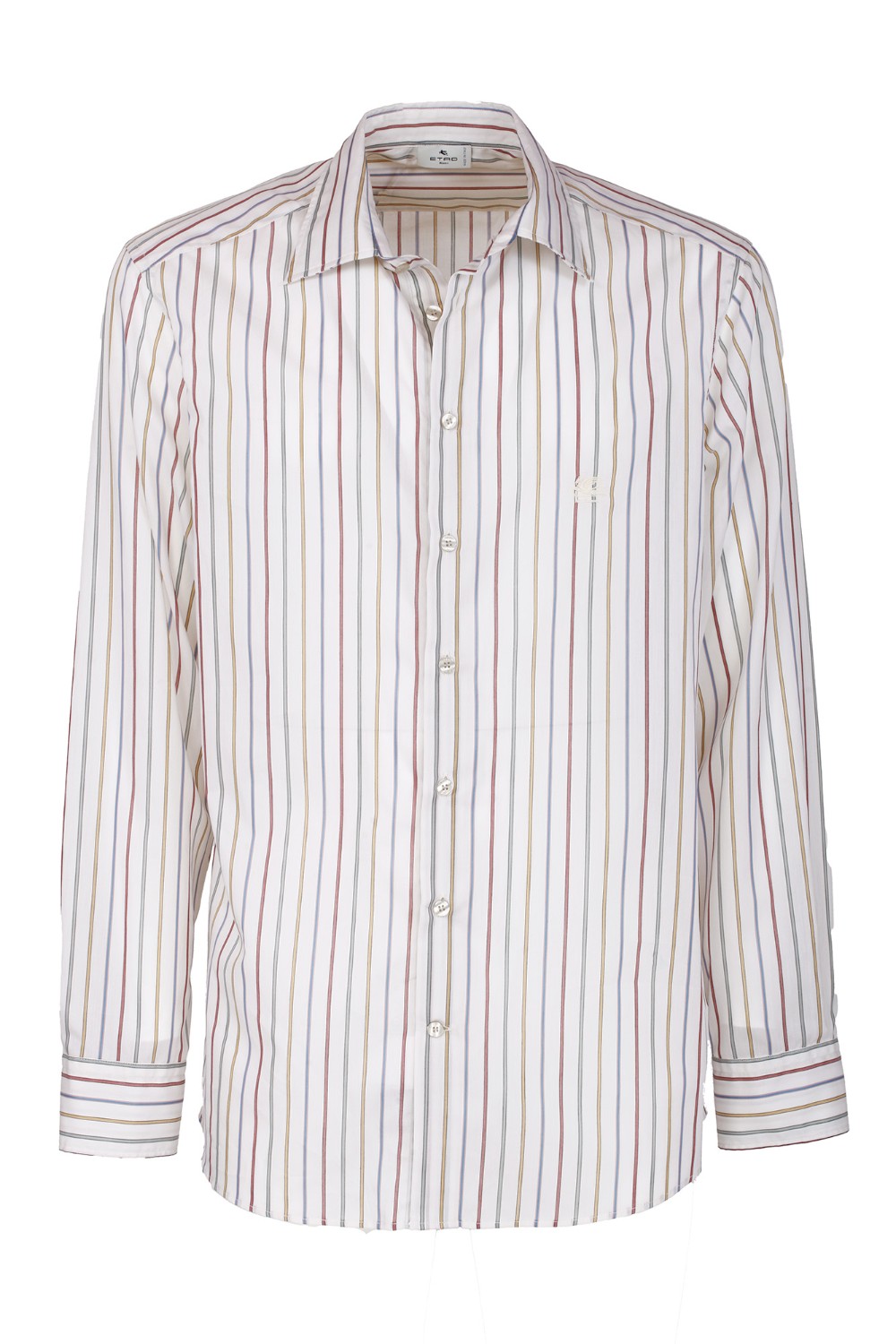 shop ETRO Saldi Camicia: Etro camicia a righe multicolore con logo.
Camicia realizzata in cotone con motivo a righe multicolor all over.
Modello è impreziosito da Pegaso e logo ETRO ricamati sul petto.
Composizione: 100% cotone.
Vestibilità regular.
Colletto alla francese.
Polsini con doppio bottone.
Fabbricato in Italia.. MRIB0002 99TR511-S8450 number 1713167